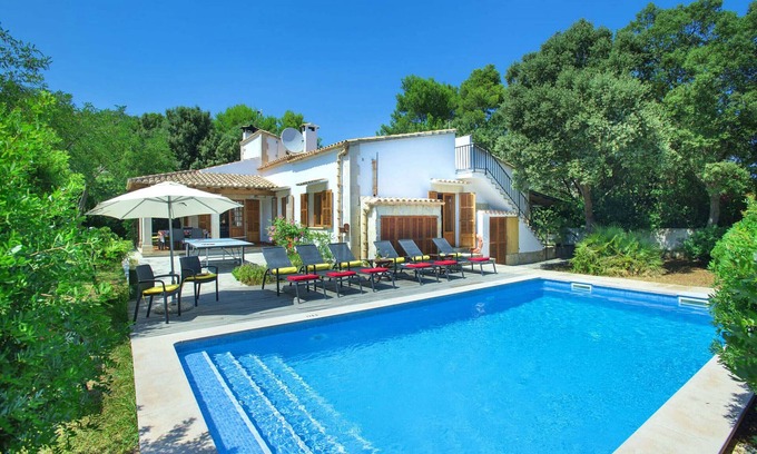 Cala San Vicente Villa | VillaPi Tort, de 4 chambres à coucher, avec piscine privée et BBQ, Cala San Vicente
