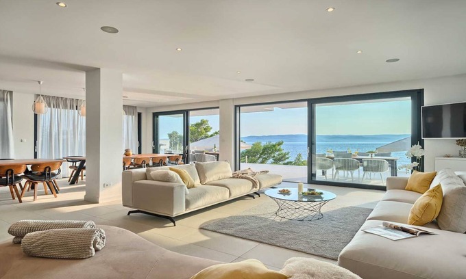 Brela Villa | Villa Platinum Pearl - villa en bord de mer avec 5 chambres