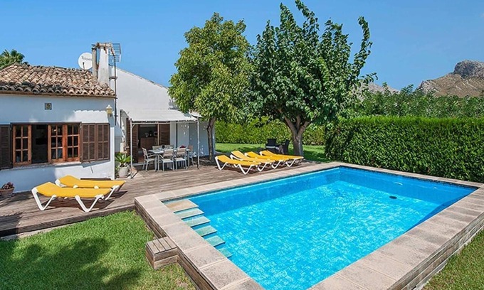 Les Palmeres Villa | Villa Provenza avec piscine privée, terrasse, climatisation & Wi-Fi