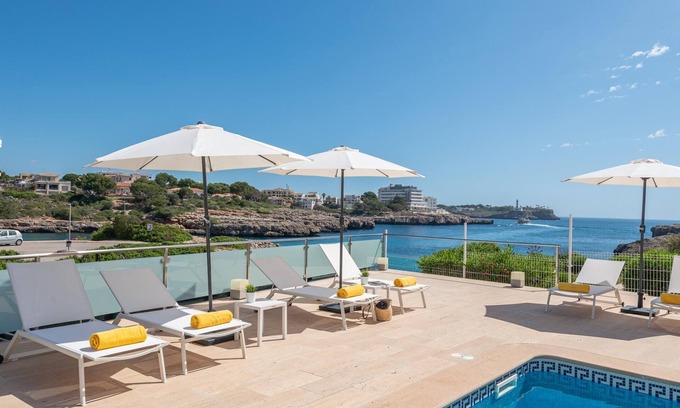 Cala Marcal Villa | Villa Sa Caleta avec Vue sur Mer, Piscine, Sauna et Jacuzzi