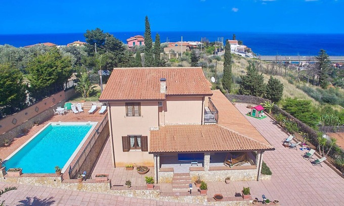 Altavilla Milicia Villa | Villa Sansone Piscine privée Prix spécial WIFI Parking privé Palermo-Cefalù