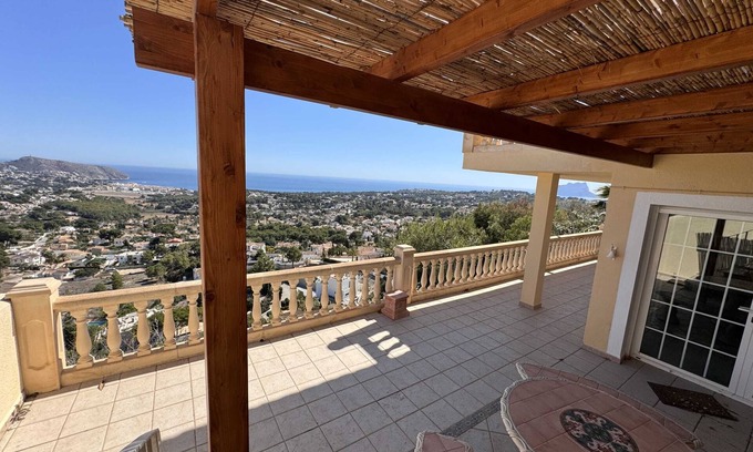 Benimeit Villa | Villa avec vue mer et panoramique à couper le souffle, piscine privée, internet