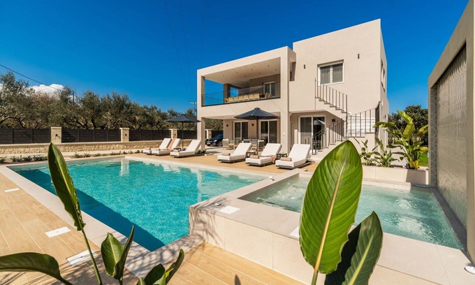 Georgioupolis Villa | Villa Serenity - Villa moderne pour des vacances exclusives sur l’île de Crète