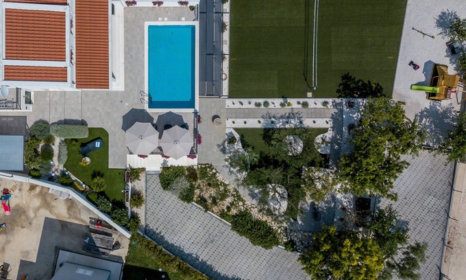Kastel Kambelovac Villa | Villa Sirena piscine privée pour 8 personnes près de la plage