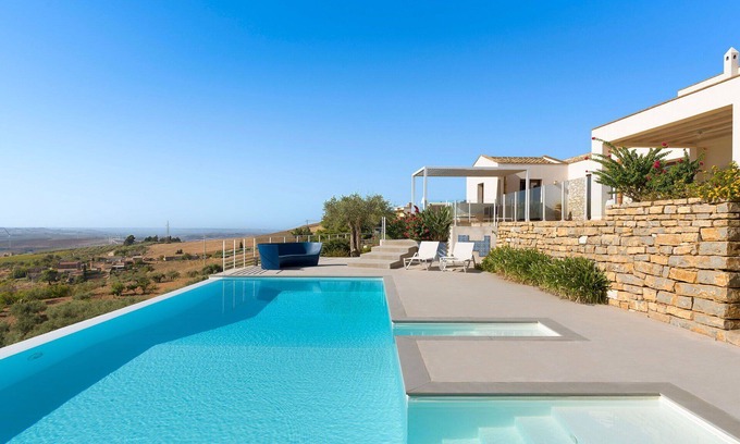 Buseto Palizzolo Villa | Villa Tangi - Villa de vacances de luxe avec piscine privée en Sicile du Nord