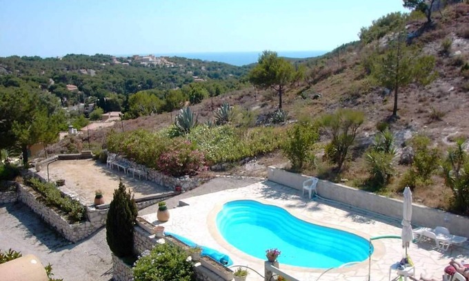 Ensues-la-Redonne Maison | Haut de villa sur la côte bleue à 1,5km de la mer