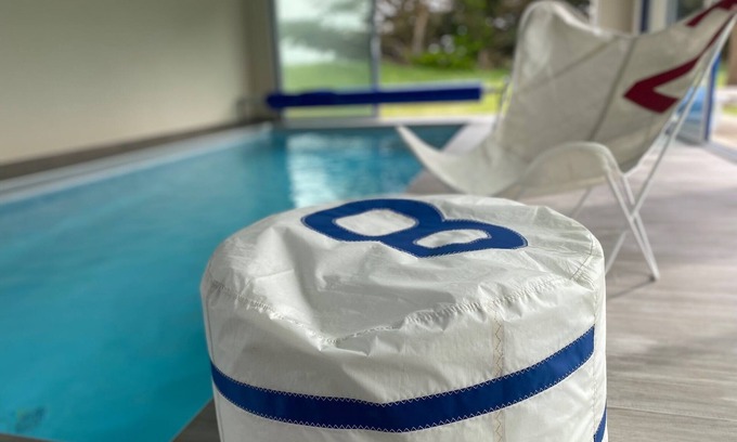 Plouneour-Trez Maison | Villa Ty-Neiz Piscine-interieure-100 mètres de la Mer 6 pers