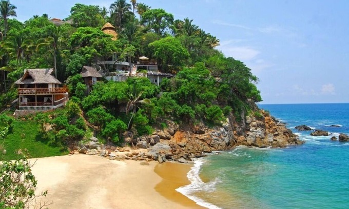 San Francisco Villa | Villa Violeta: une luxueuse cachette luxueuse en bord de mer isolée avec personnel et chef
