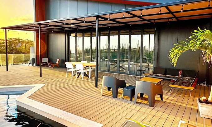 Sabana Liber Maison | Villa with a pool and views of the island and the ocean. A Home that feels good.