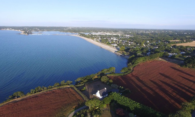 La Foret-Fouesnant Maison | Villa avec vue imprenable sur la mer