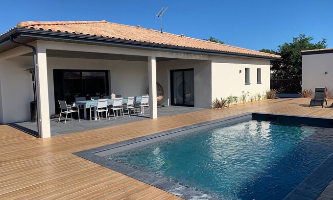Vensac Maison | Villa avec piscine proche plage Montalivet