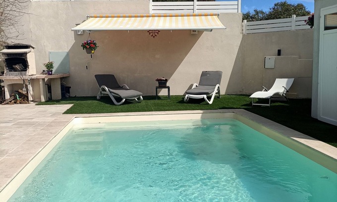 Lespignan Maison | Villa avec piscine privée sécurisée à 9km de la mer