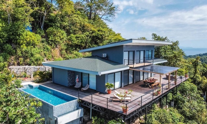 Paquera Villa | Espectacular Villa, amazing Seaview of famous Isla Tortuga,8 min Curu & ferry st