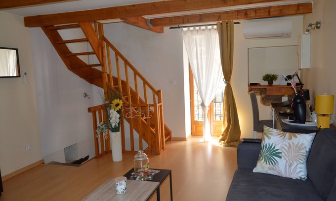Le Poujol-sur-Orb Maison | Maison de bourg près thermes de Lamalou-Les-Bains et voie verte (piste cyclable)