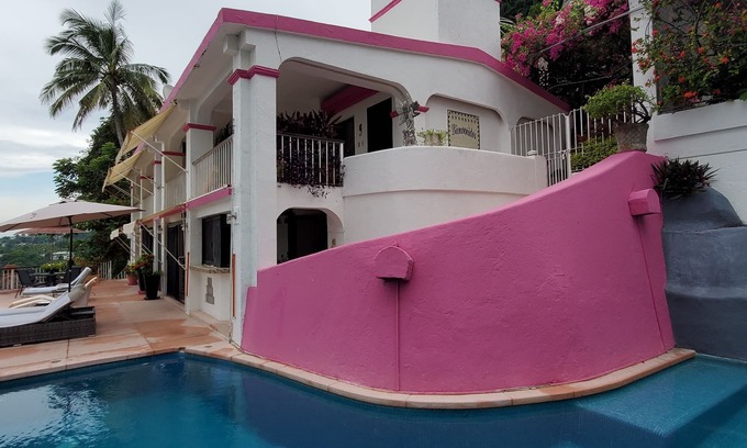 Balcones Al Mar Villa | VillaParaisoAca avec belle vue et plage privée