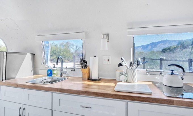 Catalina Maison | Vintage Airstream near the Catalina Mountains by RedAwning