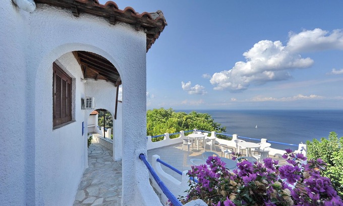 Xanthi Region Villa | Villa VIOLA. Accès à la mer du parc privé. Vue privilégiée sur la mer Égée.