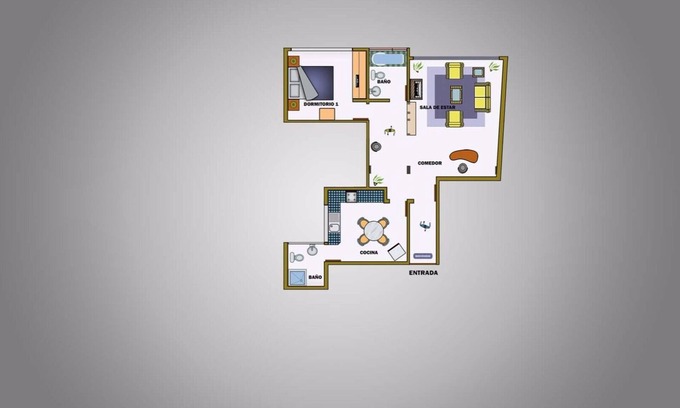 Cochabamba Appartement | APPARTEMENT 1 CHAMBRE VIOLETTA