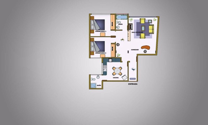 Cochabamba Appartement | APPARTEMENT 2 PIECES VIOLETTA