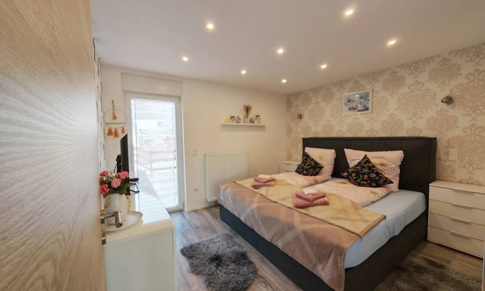 Wiesloch Appartement | ❤ VipStay Your stylish 66m2 suite with terrace, free parking, Wi-Fi, near Sap ❤
