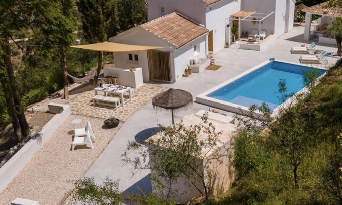 Encinarejo de Cordoba Villa | Vista Las Colinas - vue panoramique avec piscine privée