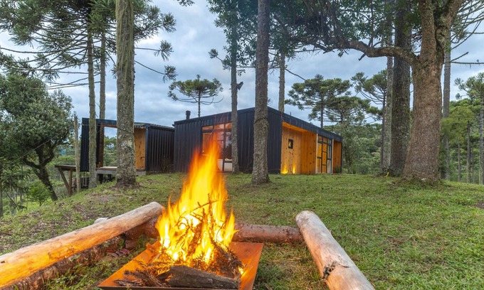 Rio Rufino Cabine | Vivenda das Araucárias - Banheira/ Lareira/natureza Para Casais ou Família