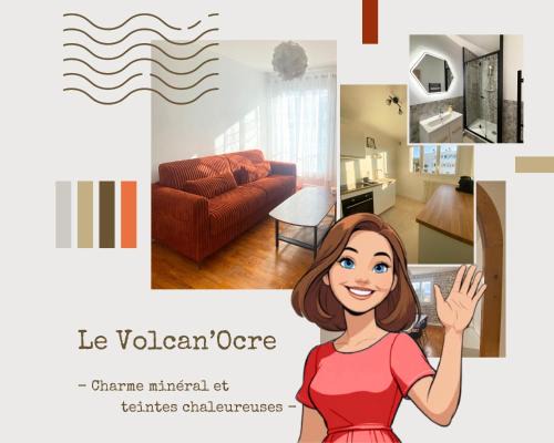 Lempdes Appartement | Volcan Ocre-4 pers-Spacieux et chaleureux - Parking privatif - Proches axes, commerces et services - Check in 24-24
