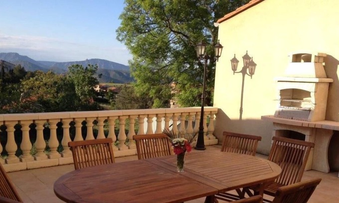 Cassagnes Maison | Vue d'en Haut - Prestigious house with Private Pool between sea and mountains