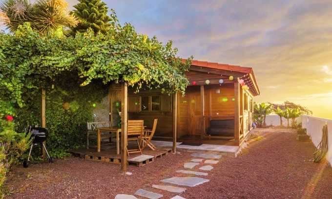 Icod el Alto Cabine | VV EL DRAGO IN FINCA ECOLOGICA LA ESPIRAL, NATURE, CALM, AND SEA VIEW
