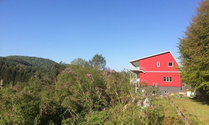 Dahn Appartement | Wachtfels-Lodge - apartment/flat, bathroom, WC, 2 bedrooms