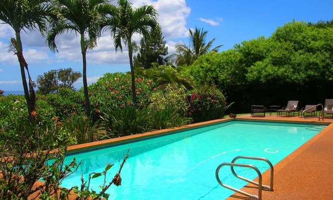 Wailea Station Balnéaire | Maui Ocean Palms - Wailea de luxe Maison de vacances, piscine, vue panoramique, Cascades
