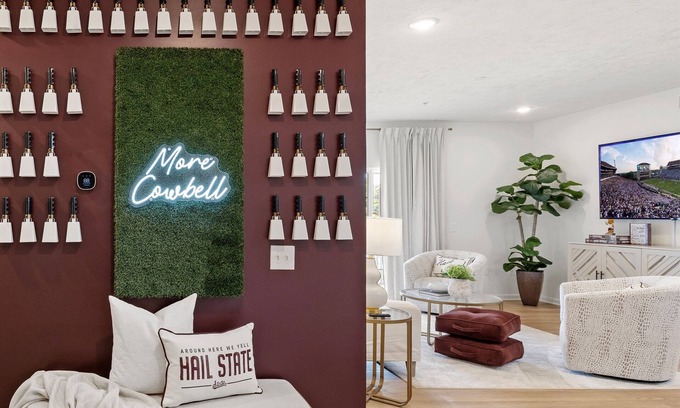 Starkville Copropriété | Walk to Davis Wade Stadium, Pet Friendly, King Bed