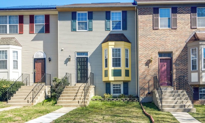 Kettering Maison | Walk to Red Jade Park: Upper Marlboro Townhome