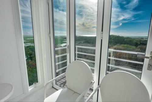 Provincetown Maison | Water Views of Wood End Light from Every Room