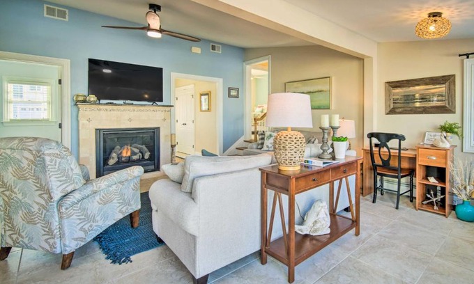 Beach Haven West Maison | Waterfront Beach Haven West Home with Boat Dock