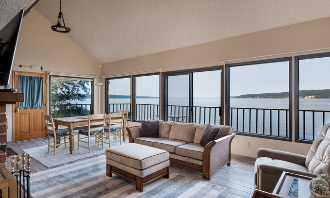 Langley Maison | Waterfront Beach House, île de Whidbey à Langley