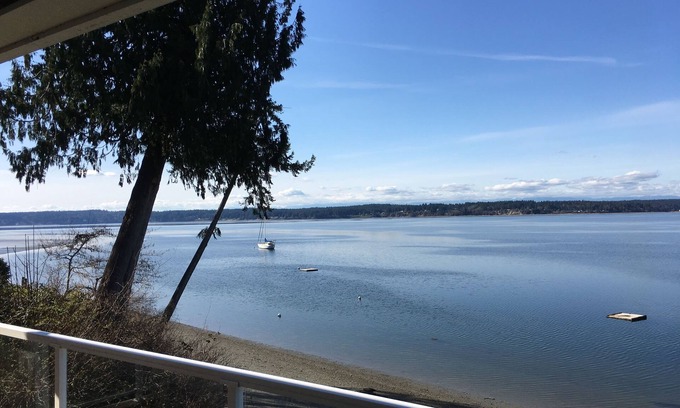 Gig Harbor Maison | PROMOTIONS DE DERNIÈRE MINUTE! Vues panormiques sur les montagnes olympiques et la plage au bord de l'eau