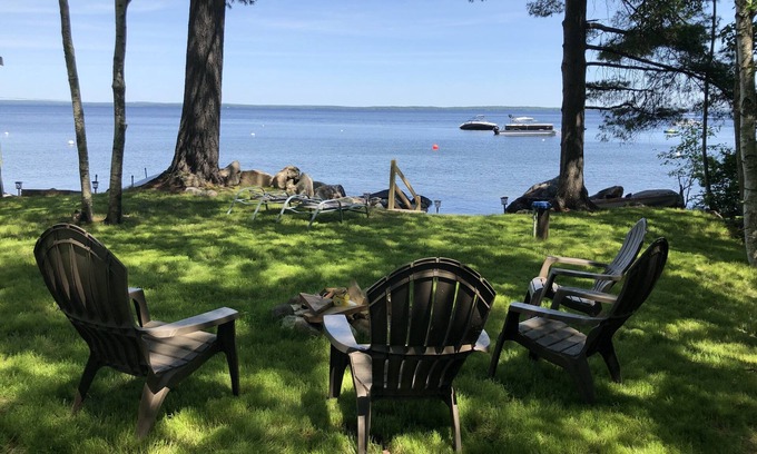 Standish Maison | Cabine au bord de l'eau au lac Sebago