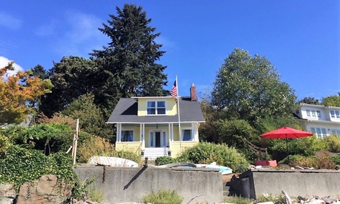 Vashon Island Maison | Bord de l'eau Cottage sur Burton Beach, Vashon Island