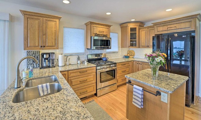 Casco Maison | Waterfront East China Home with Dock and Patio!