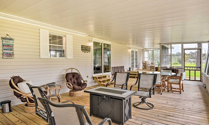 Georgetown Maison | Waterfront Georgetown Home w/ Dock & Large Porch!
