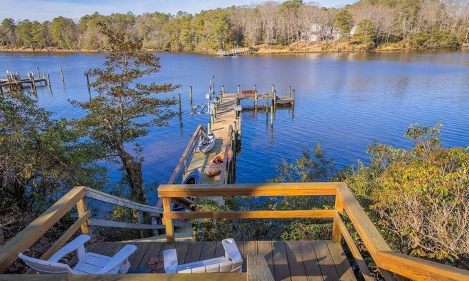 Lancaster Maison | Waterfront Getaway with Game Room, Kayaks, Perfect for Families