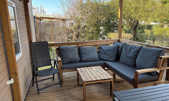 Saint-Hippolyte Maison | Mobil-home pieds dans l’eau camping 5* à Torreilles plage