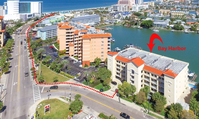 Clearwater Beach Copropriété | Waterfront, Pool, Prime Location - 504 Bay Harbor