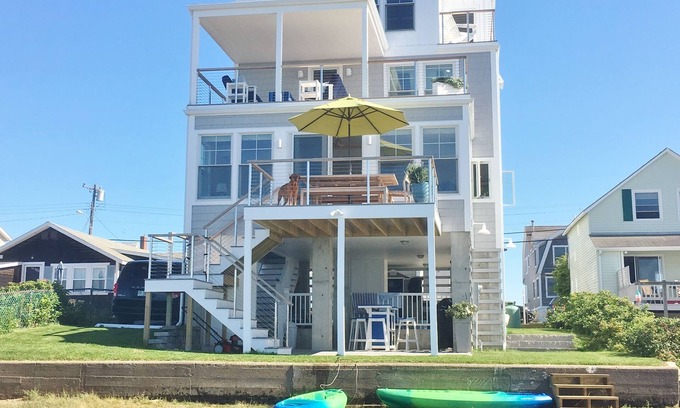 Wells Beach Maison | Front de mer (Sunset-front) Escapade en famille 4BR / 3BA