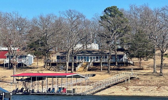 Jay Maison | Waterfront with Private dock w/ amazing views, fire pit and pet friendly!