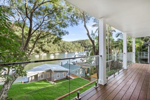 Church Point Maison | Waterside Retreat with Hillside House and Boathouse in Church Point