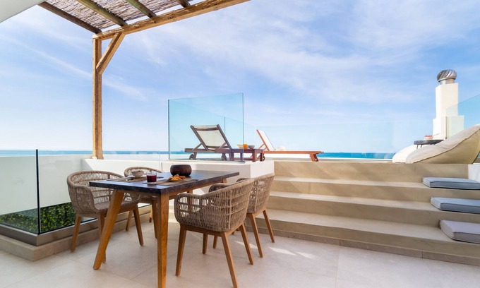 Kokkini Chani Maison | Wave, an Idyllic Seafront Suite by Nirousuites