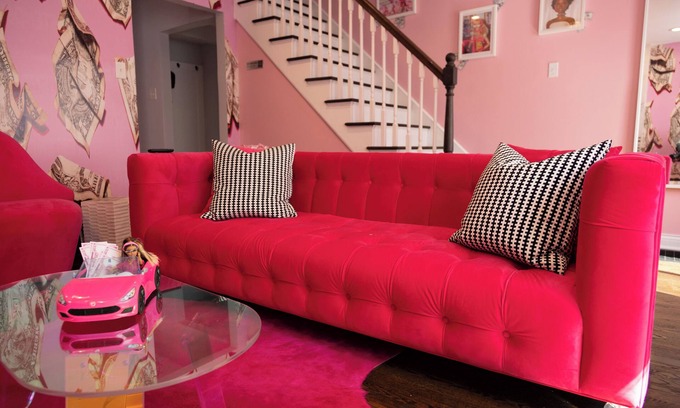 Chatham Maison | Welcome to Boss Barbie’s Dreamhouse! Everything is pink.