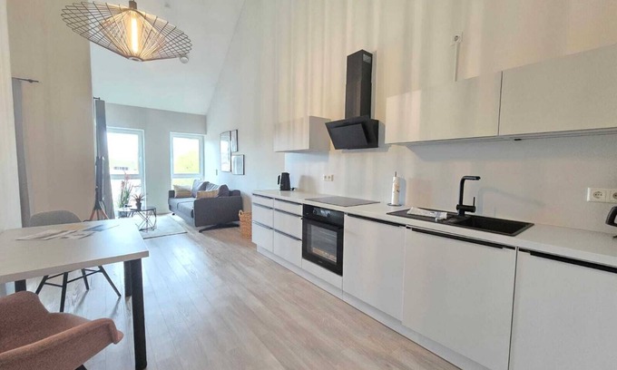 Suderneuland I Appartement | Welcome to the exclusive Teefabrik vacation apartment in the center of Norden